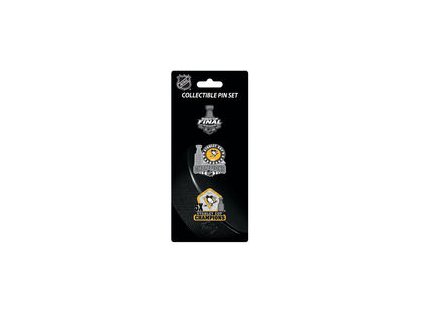 Odznaky Pittsburgh Penguins 2017 Stanley Cup Champions Pin Set