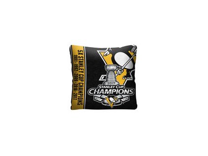 Polštář - Pittsburgh Penguins The Northwest Company 2017 Stanley Cup Champions Throw Pillow