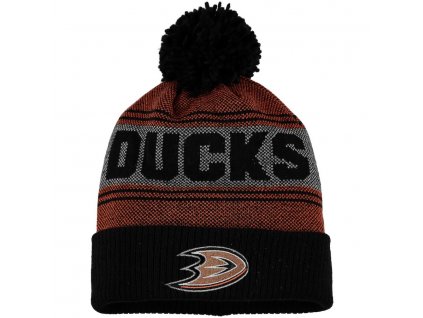 Pánska zimná čiapka Anaheim Ducks Adidas Mascot Cuffed Knit