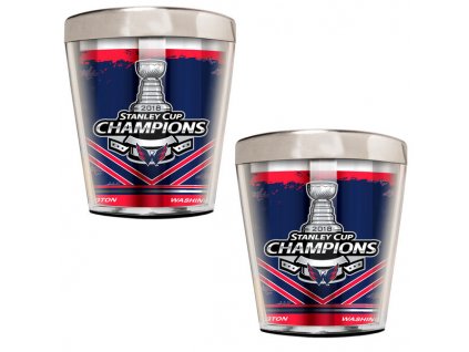 Set skleniček Washington Capitals 2018 Stanley Cup Champions 2-Piece Shot Glass Set