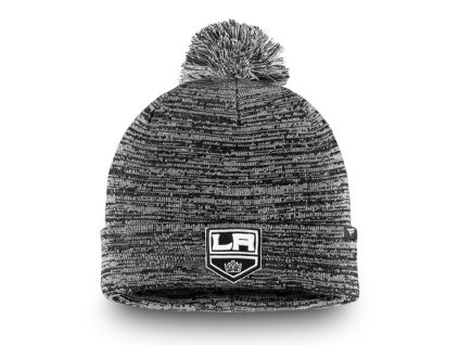 Pánská zimní čepice Los Angeles Kings NHL Black and White