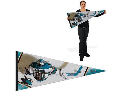 Praporek Wincraft - San Jose Sharks - Evgeni Nabokov