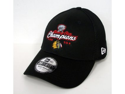 Pánská Kšiltovka - Chicago Blackhawks NHL Red 2010 NHL Stanley Cup Champions Neo - černá