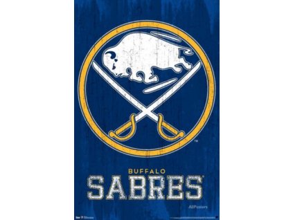 NHL Plakát Buffalo Sabres Primary Logo