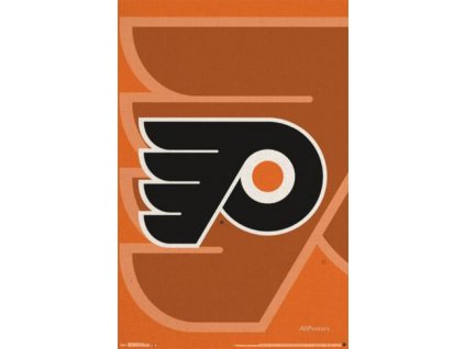 NHL Plakát Philadelphia Flyers Double Logo