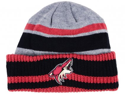 Pánska zimná čiapka Arizona Coyotes adidas NHL Heathered Grey Beanie