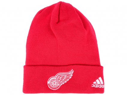 Pánska zimná čiapka Detroit Red Wings adidas NHL Basic Cuff Knit