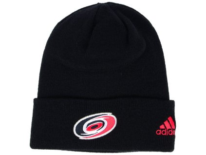 Pánská zimní čepice Carolina Hurricanes NHL adidas Basic Cuff Knit