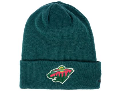 Pánská zimní čepice Minnesota Wild NHL adidas Basic Cuff Knit