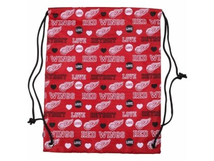 Vak Detroit Red Wings NHL Mural Love Drawstring