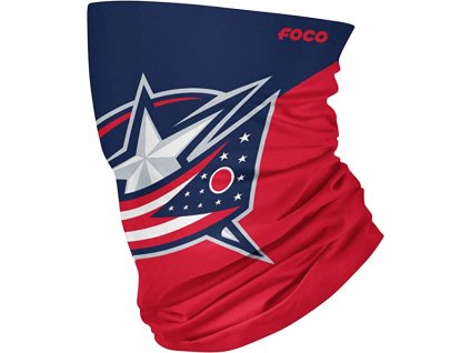 Nákrčník Columbus Blue Jackets NHL Big Logo Elastic Gaiter Scarf