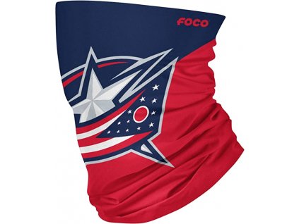 Nákrčník Columbus Blue Jackets Big Logo Elastic Gaiter Scarf