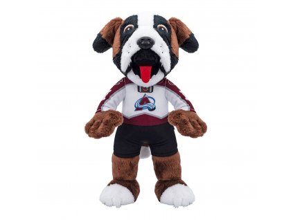 Plyšový maskot Colorado Avalanche Bernie #1 Plush Figure White Road