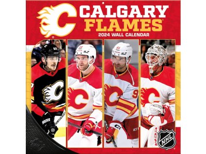Kalendář Calgary Flames 2024 Wall Calendar