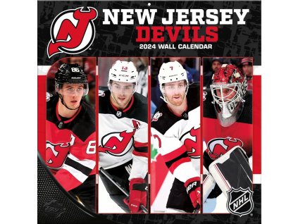 Kalendář New Jersey Devils 2024 Wall Calendar