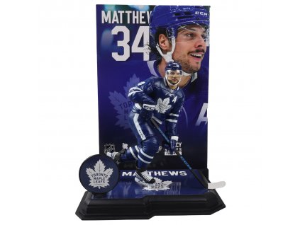 Figurka Auston Matthews #34 Toronto Maple Leafs 7" Figure SportsPicks