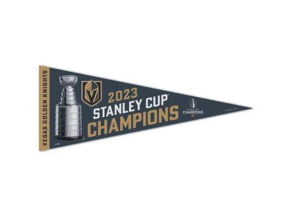 Vlajka Vegas Golden Knights NHL 2023 Stanley Cup Champions 12" x 30" Premium Pennant