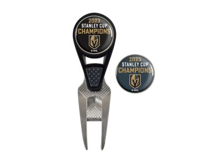 Golfový set Vegas Golden Knights NHL 2023 Stanley Cup Champions CVX Repair Tool & Ball Marker Set