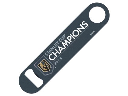 Otvírák Vegas Golden Knights NHL 2023 Stanley Cup Champions Double-Sided Metal Bottle Opener