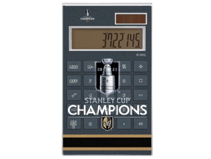 Kalkulačka Vegas Golden Knights NHL 2023 Stanley Cup Champions Desktop Calculator