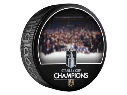 Puk Vegas Golden Knights NHL 2023 Stanley Cup Champions Team Celebration Hockey Puck