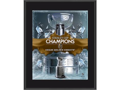 Plaketa Vegas Golden Knights NHL 2023 Stanley Cup Champions 10.5" x 13" Champions Logo Sublimated Plaque