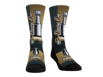 Detské ponožky Vegas Golden Knights 2023 Stanley Cup Champions Highlight Crew Socks