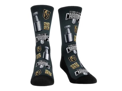 Dětské ponožky Vegas Golden Knights NHL 2023 Stanley Cup Champions All-Over Crew Socks