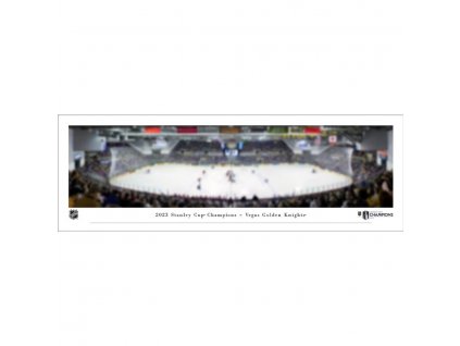 Panoramatický plakát Vegas Golden Knights 2023 Stanley Cup Champions 13.5" x 40" Panoramic Poster