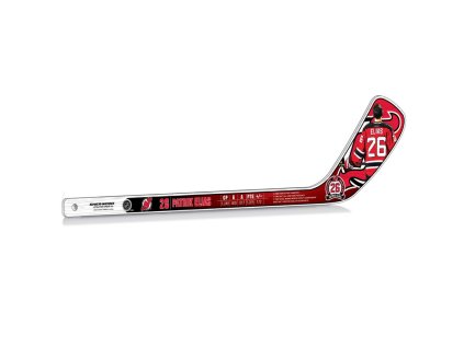 Dřevěná Minihokejka Patrik Eliáš #26 New Jersey Devils NHL Retirement Wood Mini Hockey Stick