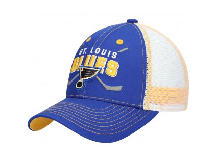 Detská šiltovka St. Louis Blues Core Lockup Trucker Snapback Hat - Blue