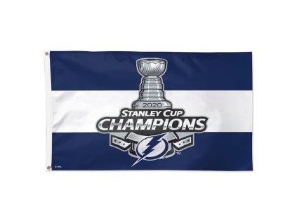 Vlajka Tampa Bay Lightning NHL 2020 Stanley Cup Champions 3' x 5' Single-Sided Deluxe Flag
