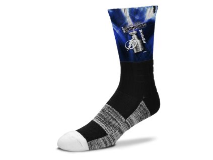 Dětské ponožky Tampa Bay Lightning NHL 2020 Stanley Cup Champions Partial Logo Sublimated Crew Socks