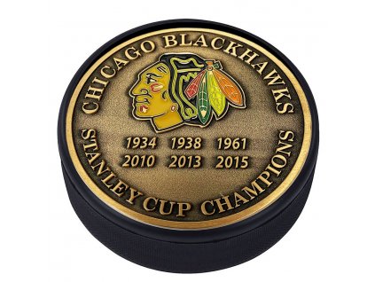 Puk Chicago Blackhawks Stanley Cup Champions Medallion Collection