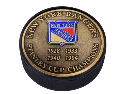 Puk New York Rangers Stanley Cup Champions Medallion Collection