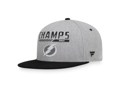 Pánská kšiltovka Tampa Bay Lightning NHL 2021 Stanley Cup Champions Snapback Adjustable