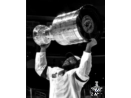 Fotografie Erik Černák Tampa Bay Lightning NHL 2021 Stanley Cup Champions Raising Cup Photograph 8" x 10"