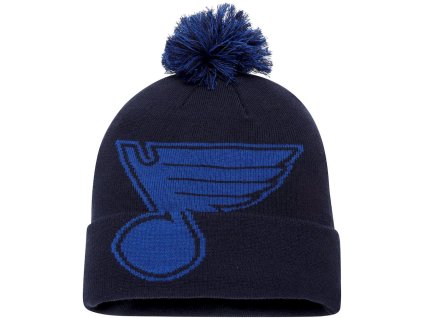 Pánská zimní čepice St. Louis Blues NHL Iconic Team Pop Cuffed Knit