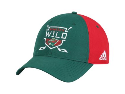 Pánská kšiltovka Minnesota Wild NHL Adidas Coaches Two-Tone Hockey Shield