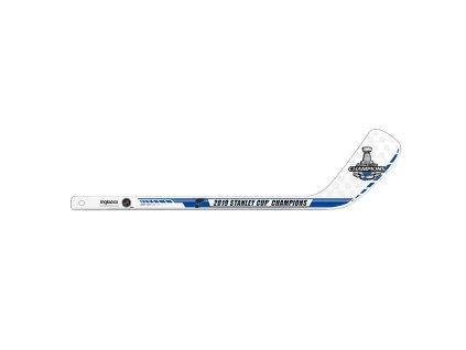 Minihokejka St. Louis Blues NHL Sher-Wood 2019 Stanley Cup Champions Wood Player Mini Stick