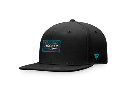 Pánská kšiltovka San Jose Sharks NHL Authentic Pro Prime Flat Brim Snapback