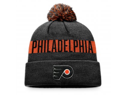 Pánska zimná čiapka Philadelphia Flyers Fundamental Beanie Cuff with Pom