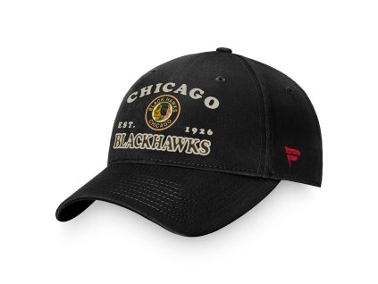 Pánská kšiltovka Chicago Blackhawks NHL Heritage Unstructured Adjustable