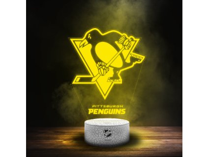 Led Světlo Pittsburgh Penguins NHL
