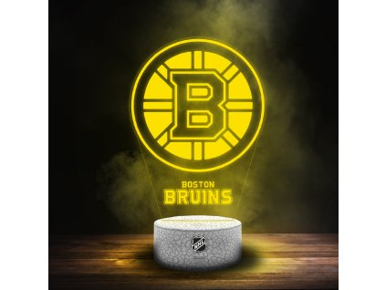 Led Světlo Boston Bruins NHL