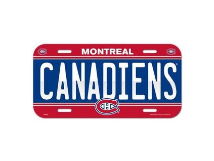 Cedule Montreal Canadiens NHL License Plate Banner