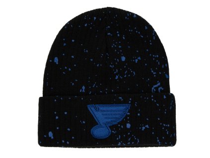 Pánská Zimní Čepice St. Louis Blues NHL Nep Knit Vntg
