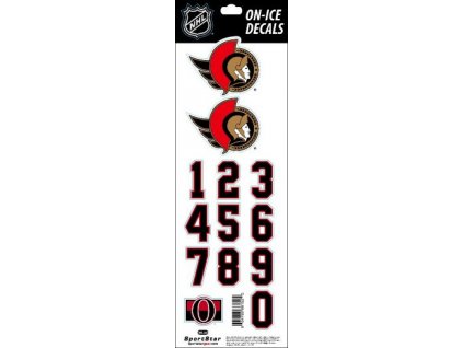 Samolepky na helmu Ottawa Senators Decals New Logo