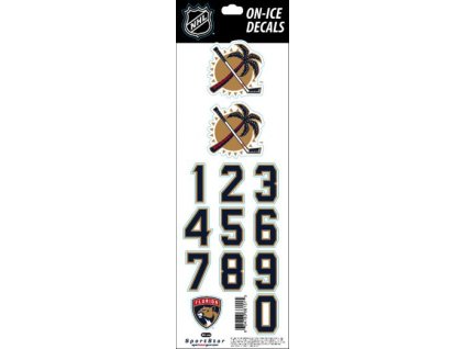 Samolepky na helmu Florida Panthers NHL Decals Palm Tree