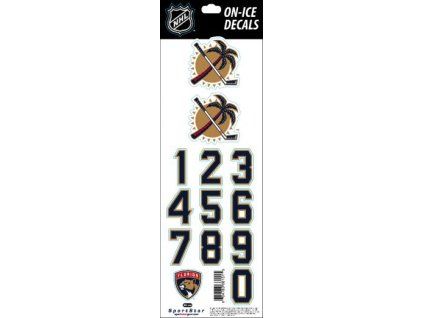 Samolepky na helmu Florida Panthers NHL Decals Palm Tree